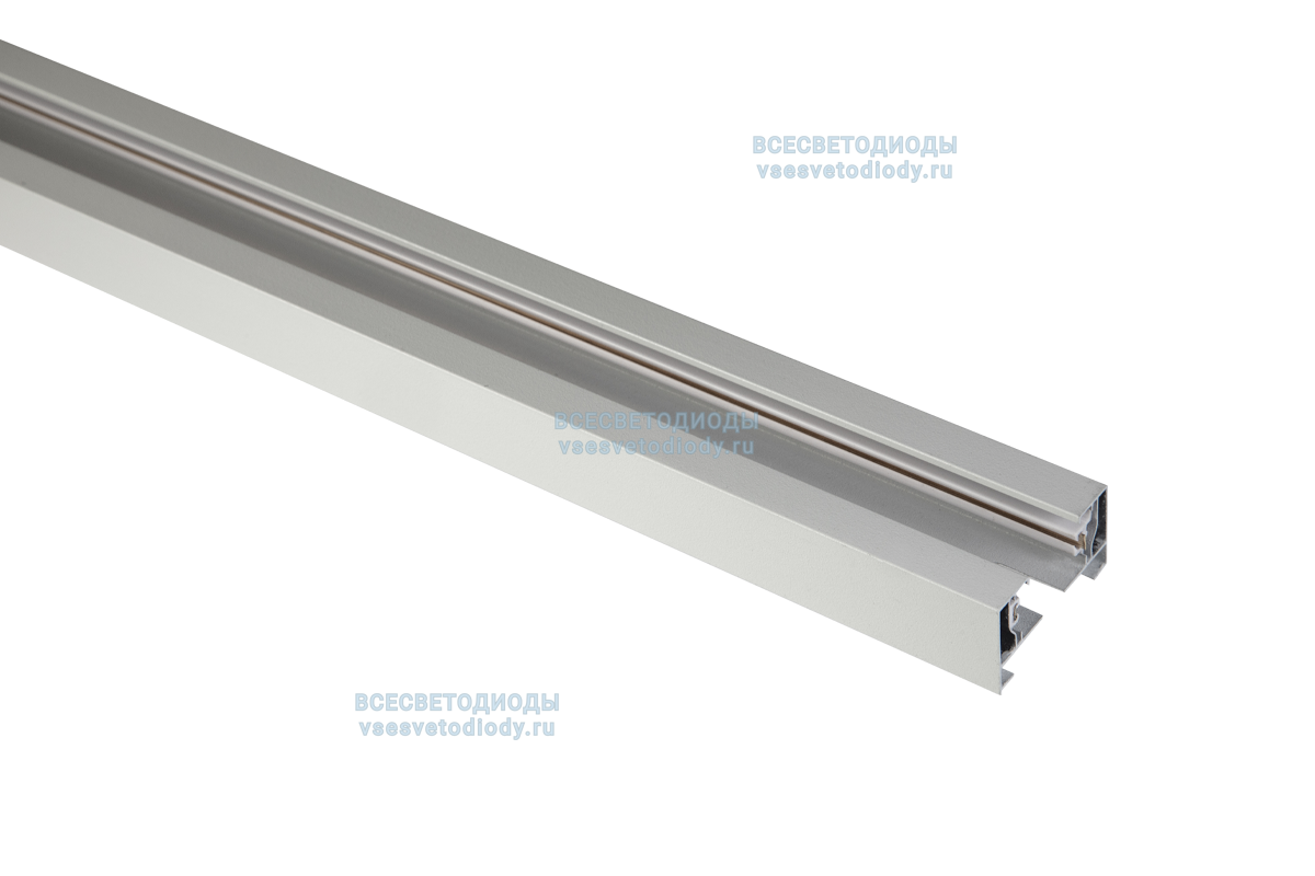 Шинопровод однофазный для трековых светильников 1м, белый